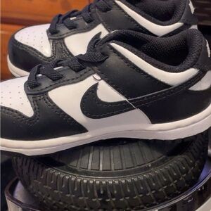Nike Kids Black and White Sneakers